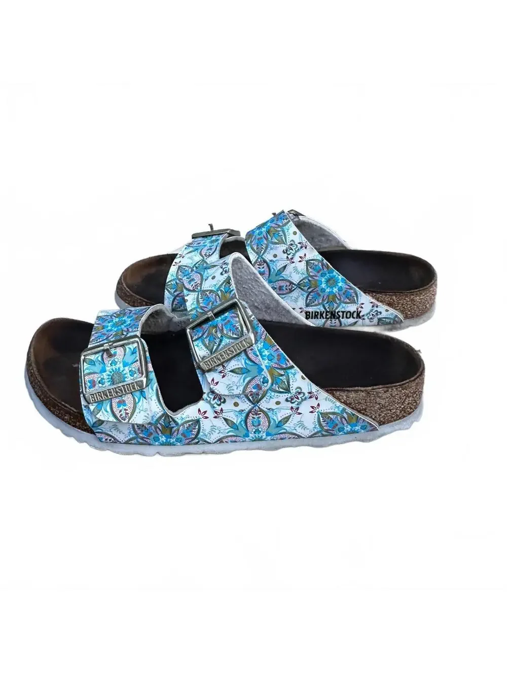 Birkenstock Birko Flor ARIZONA Boho Flowers White 38 1015280